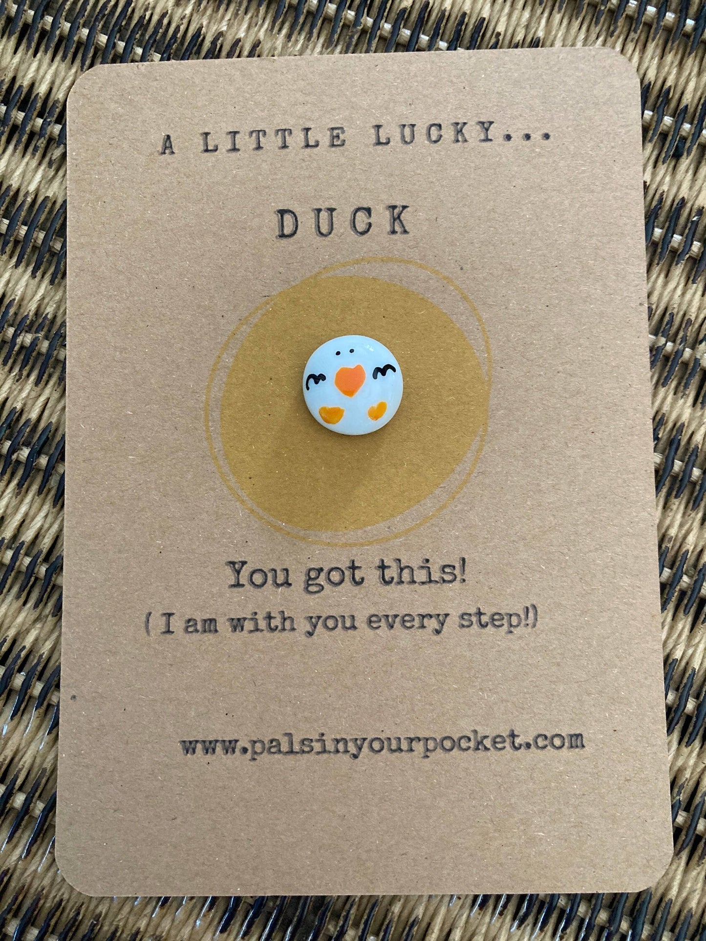 Lucky Duck Positive Pebble