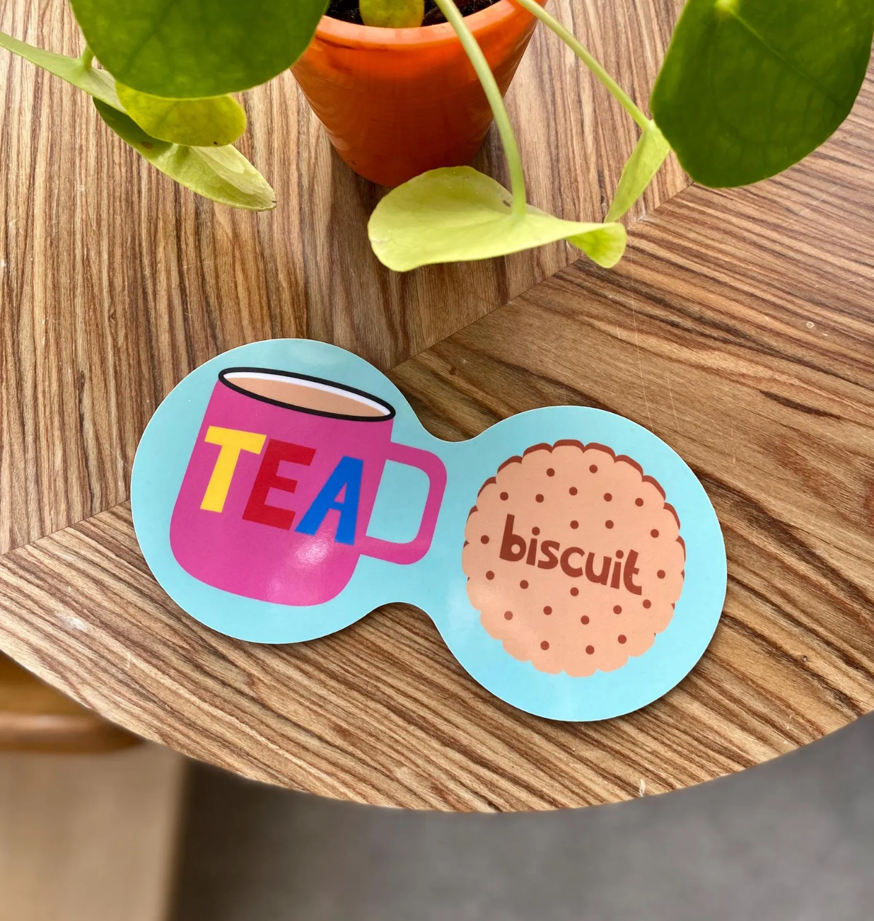 Tea& Biscuits/Cake Double Coaster