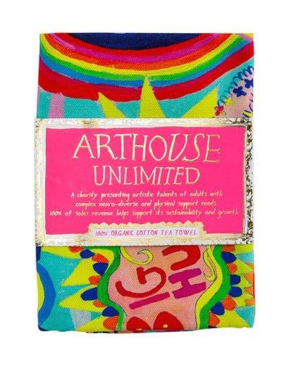 Full of Joy, 100% Organic Cotton Tea Towel