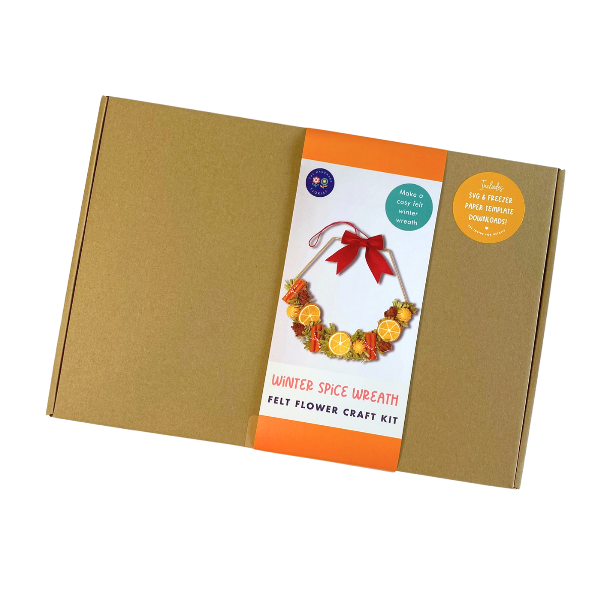 Winter Spice Wreath Christmas Felt Craft Kit