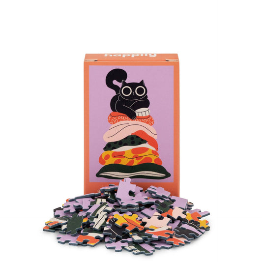 Pillow Cat - 99 Piece Mini Jigsaw Puzzle