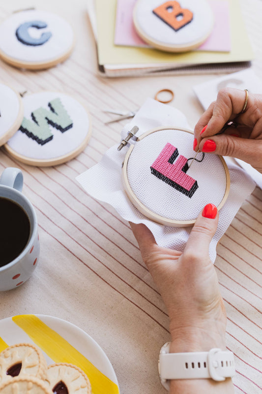 Monogram Alphabet Cross Stitch Kit