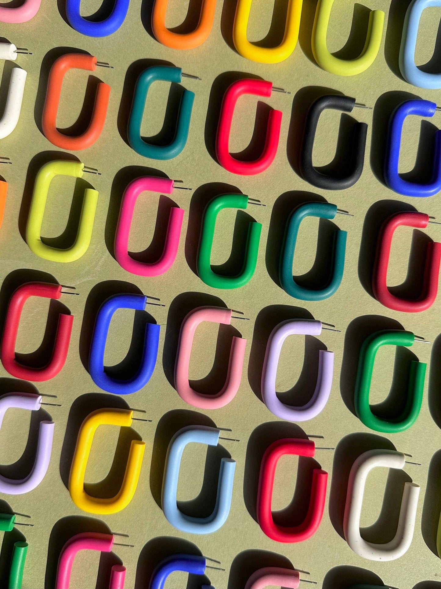 Rectangular Hoop Earrings