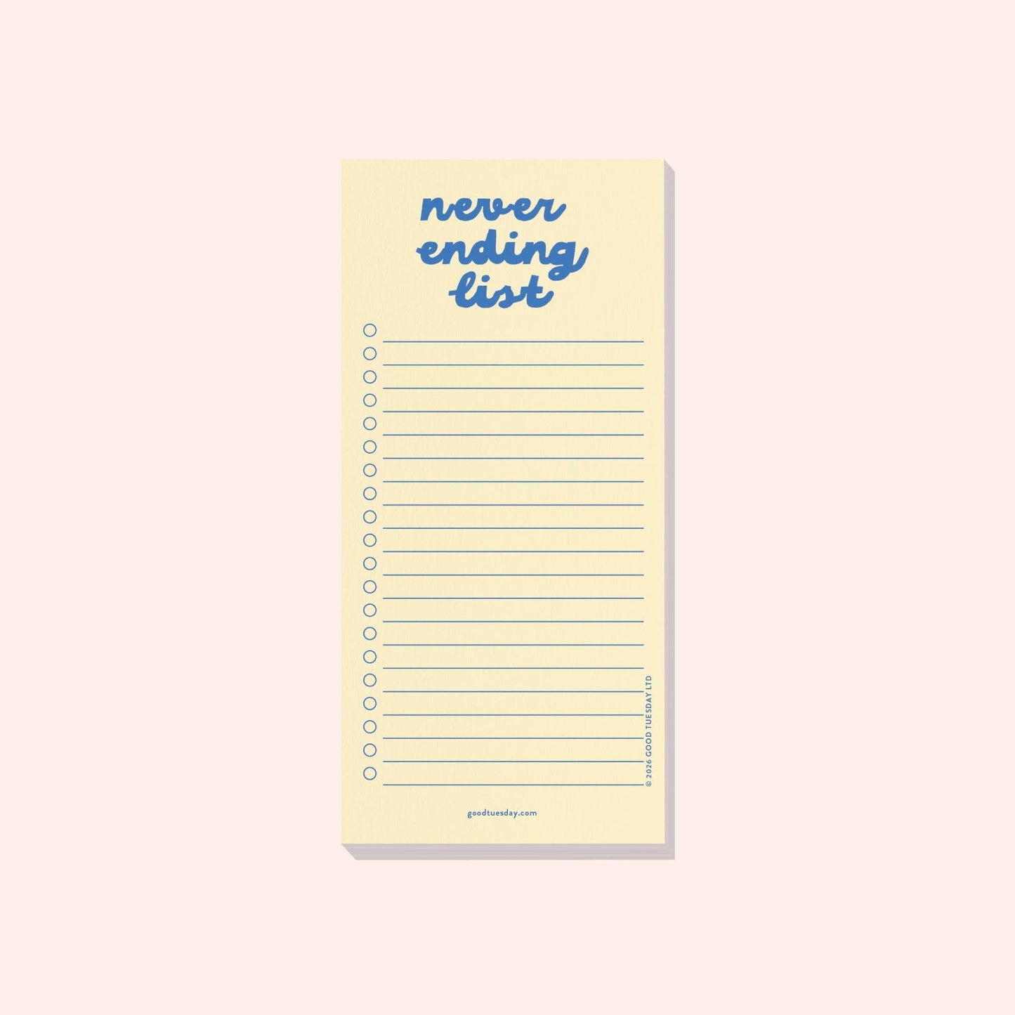 Never Ending List Pad