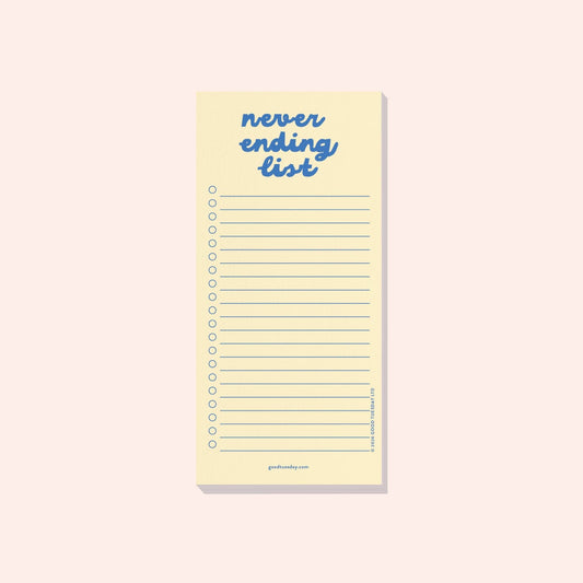 Never Ending List Pad