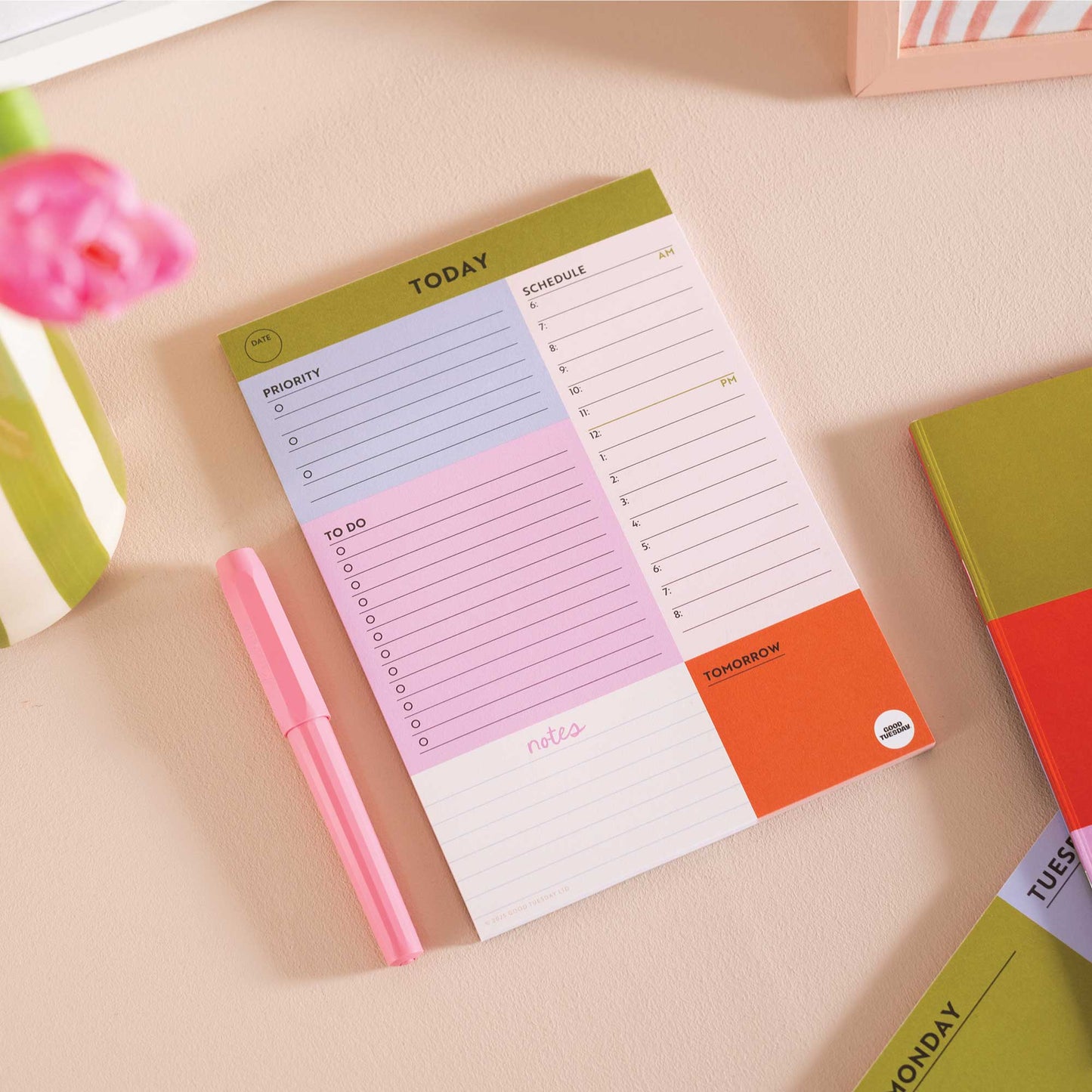 A5 Daily Planner Pad - Block My Life