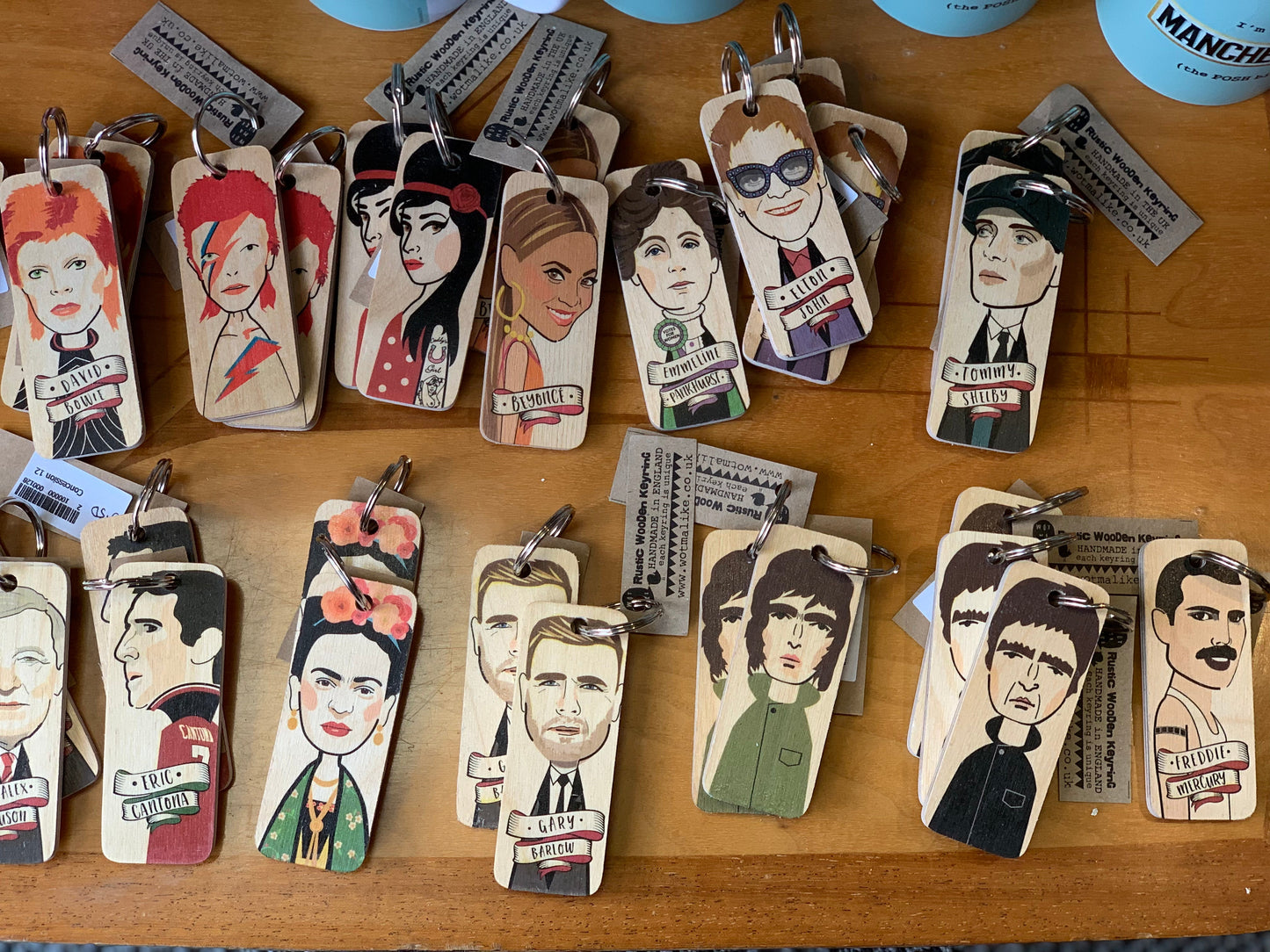 Wooden Keyrings - Singers