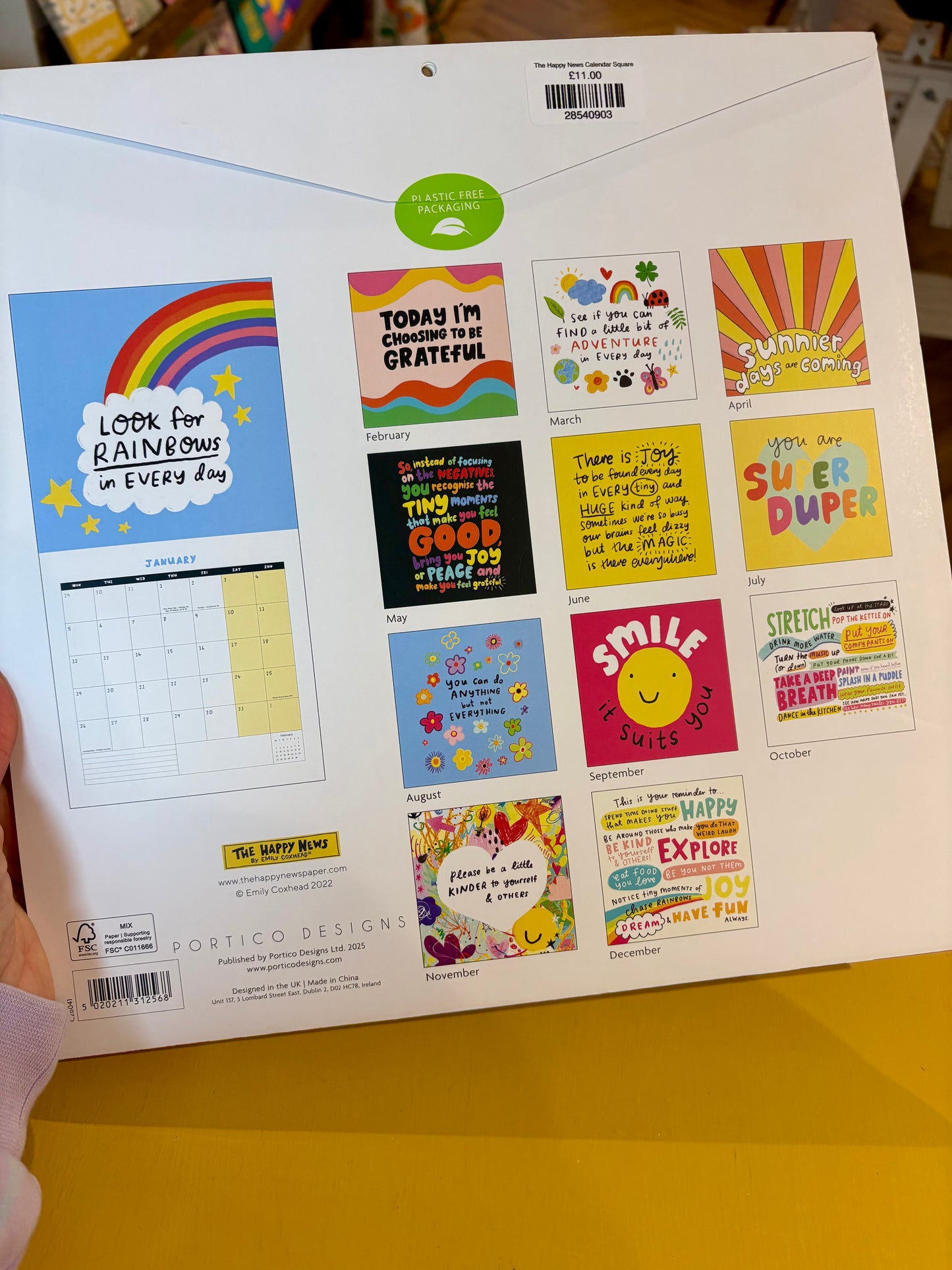 The Happy News Calendar - Square