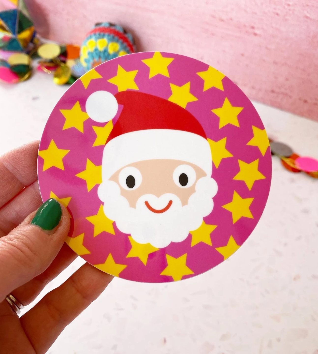 Santa Coaster