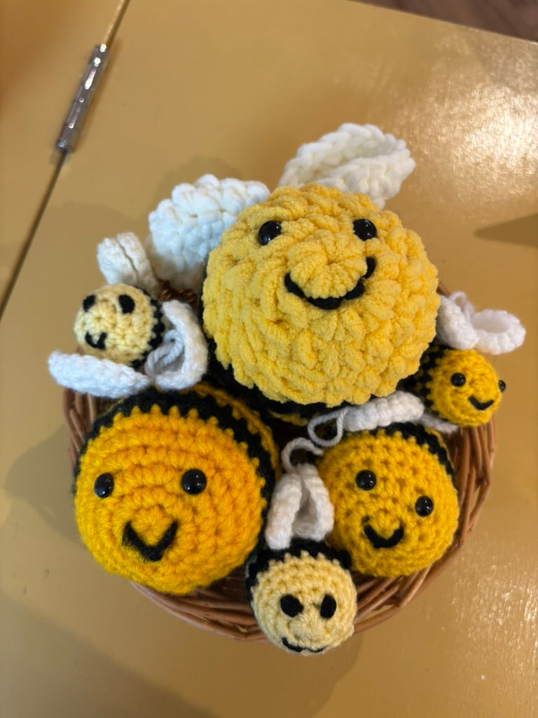 Crocheted Bees