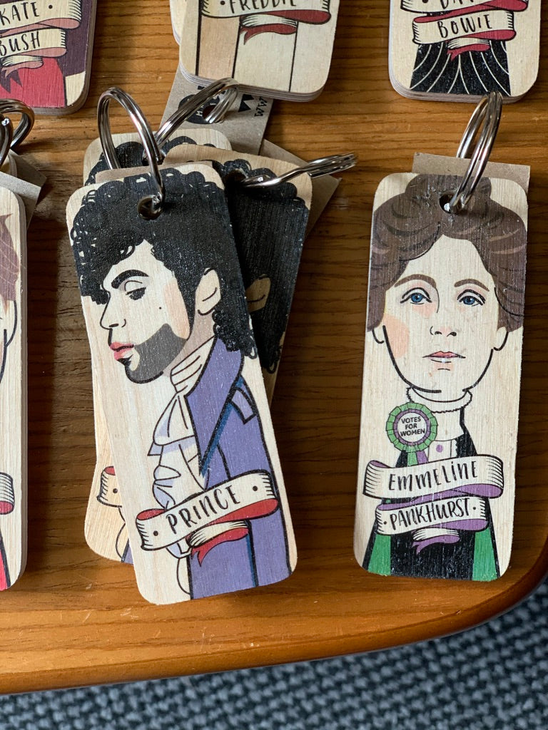 Wooden Keyrings - Singers