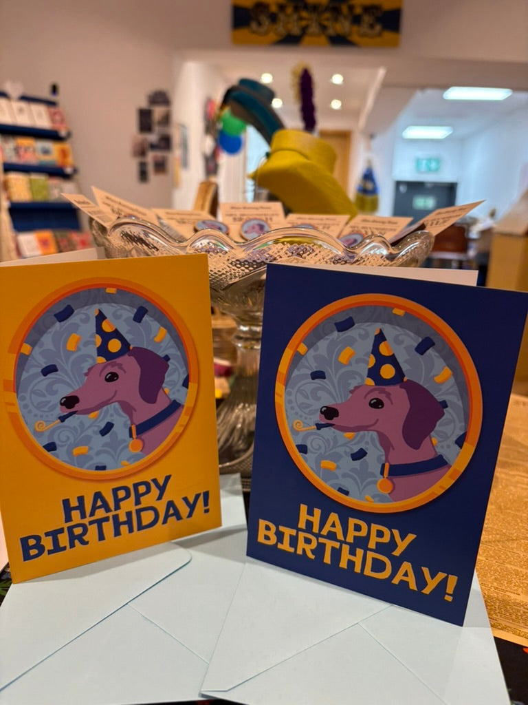 Mrs Broomfield's Brooch Birthday Card