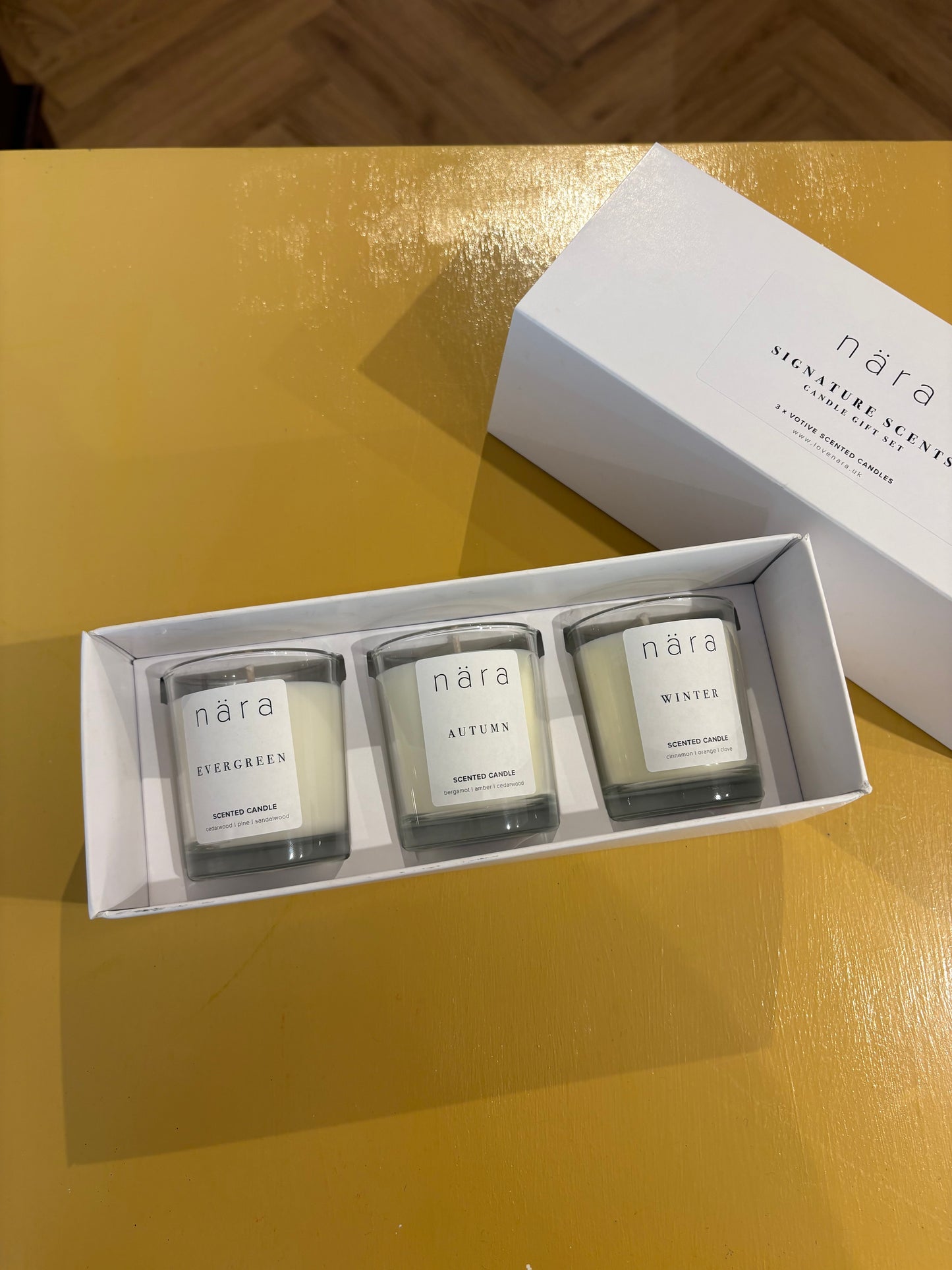 Soy Wax Candles Gift Set - nära