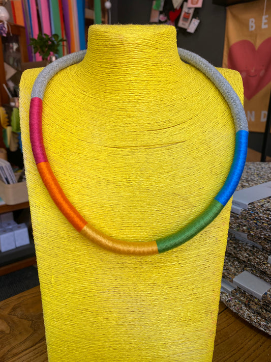 Thread Wrap Necklaces