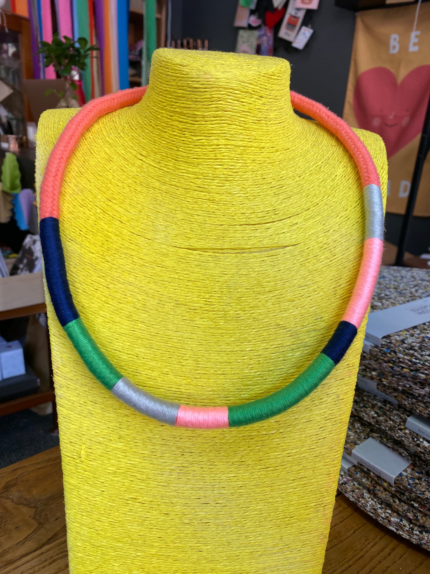 Thread Wrap Necklaces