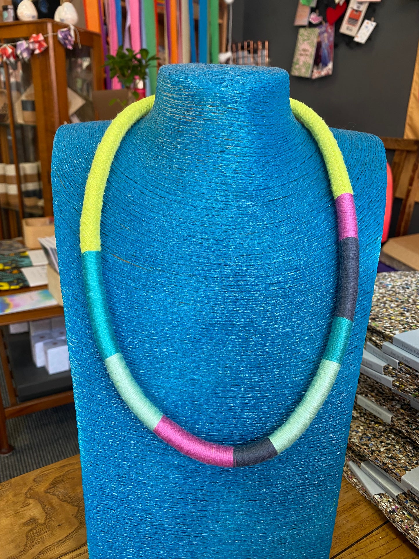 Thread Wrap Necklaces