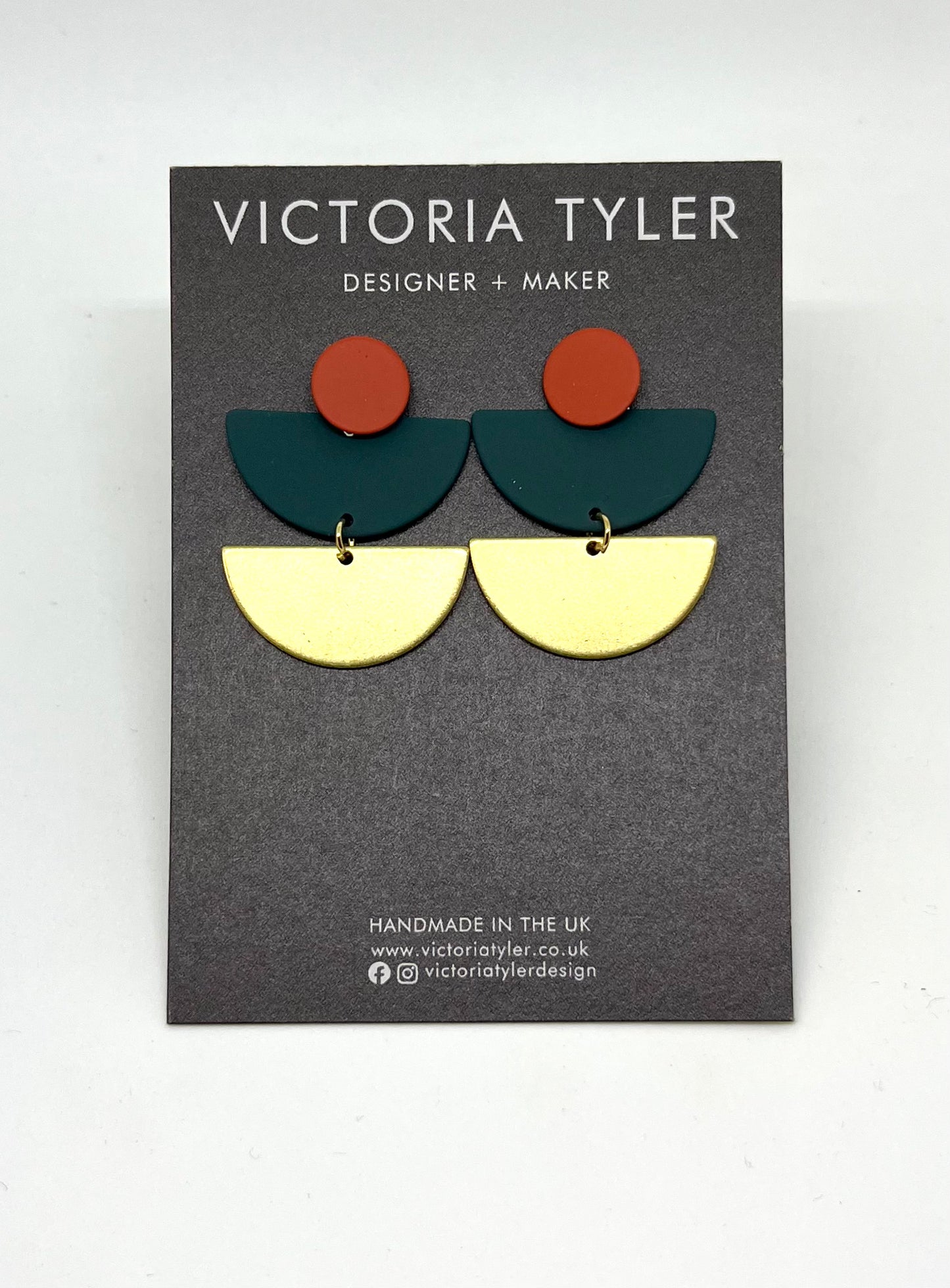 Rita - Semi Circle Earrings