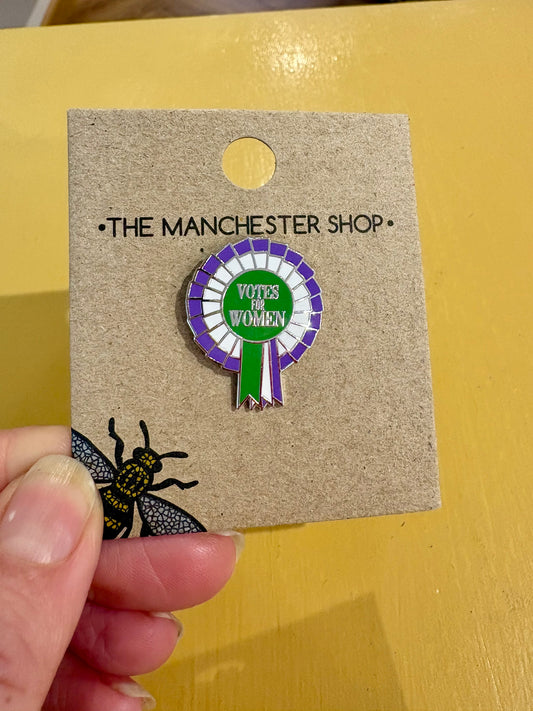Votes For Women Pin Badge