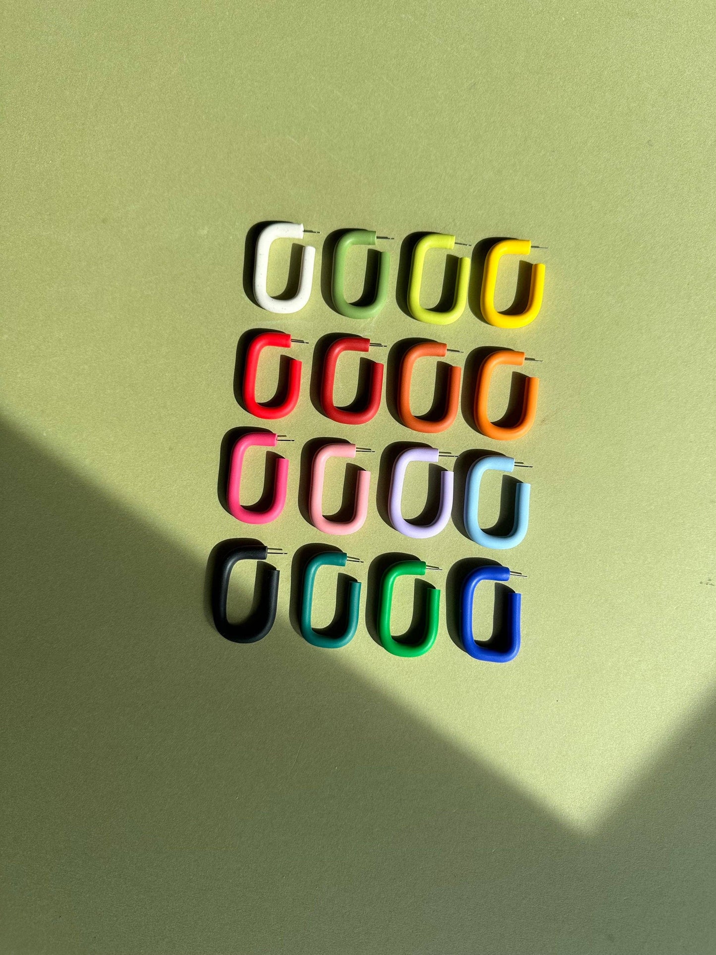 Rectangular Hoop Earrings