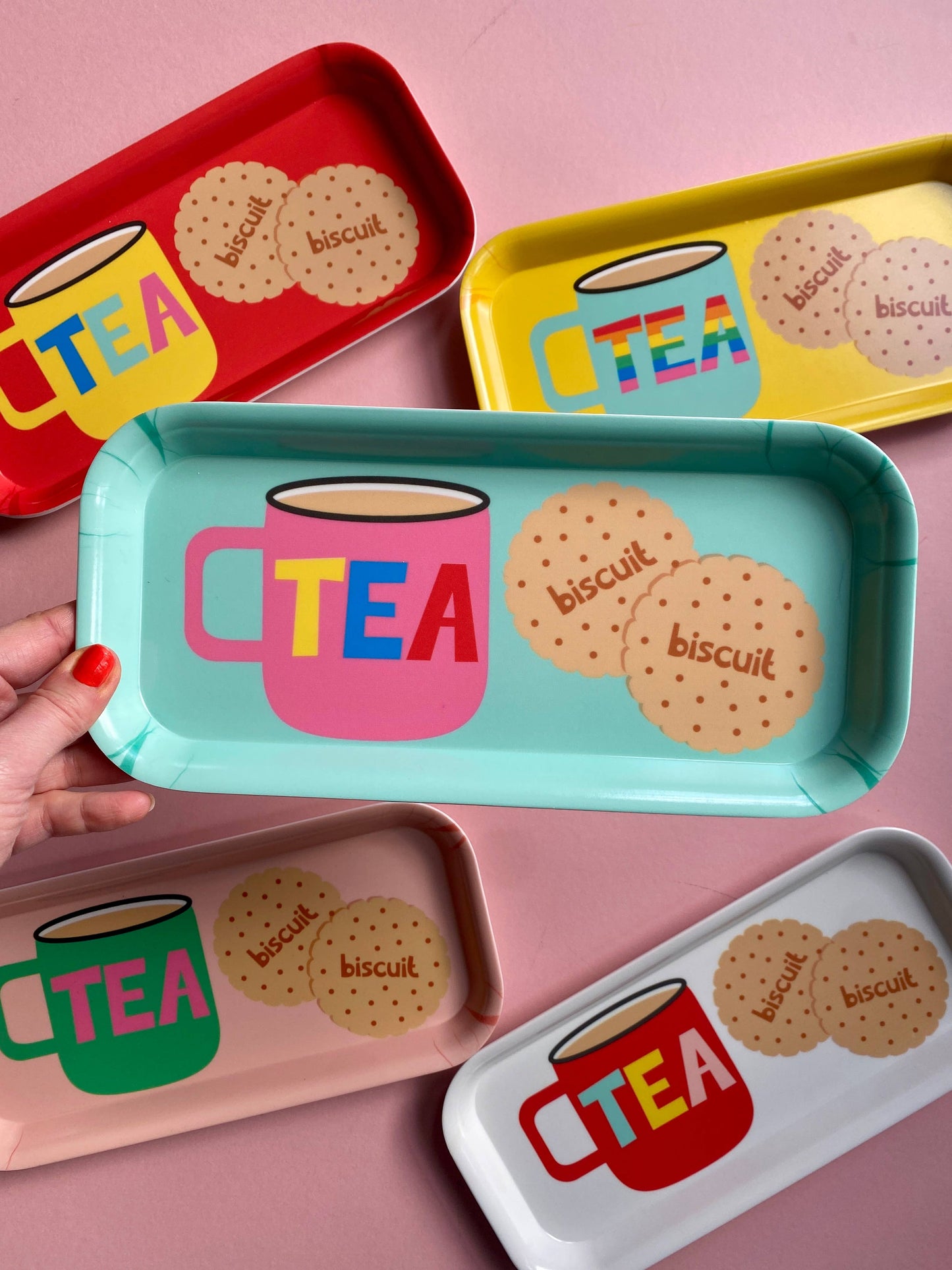 Tea and Biscuits Melamine Tray
