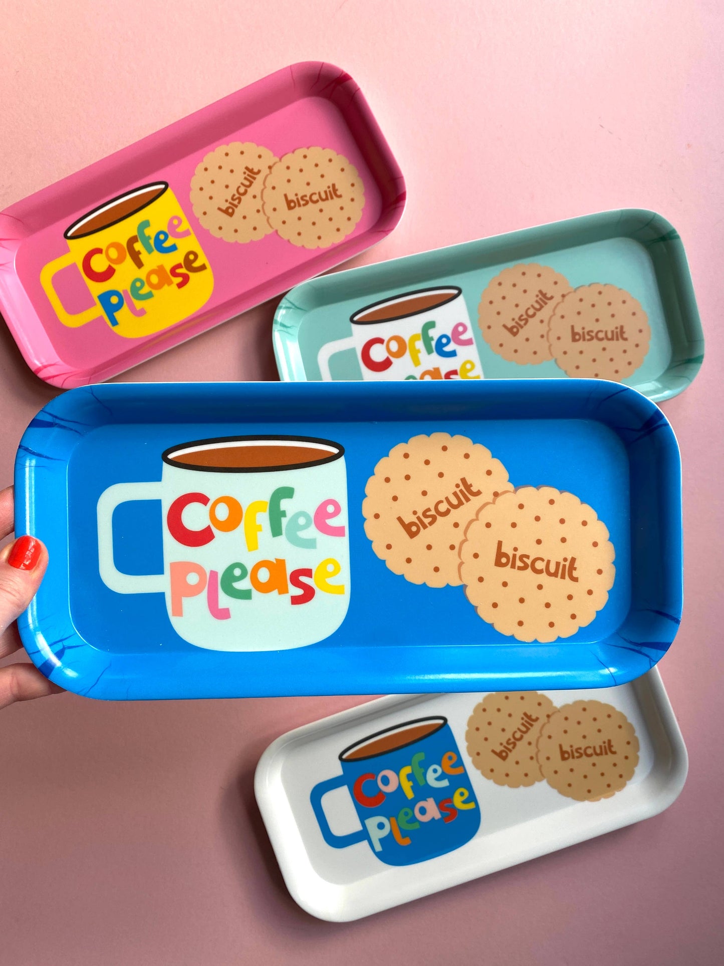 Coffee and Biscuits Melamine Tray