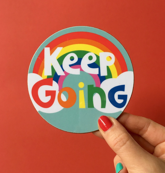 Keep Going Motivational Coaster
