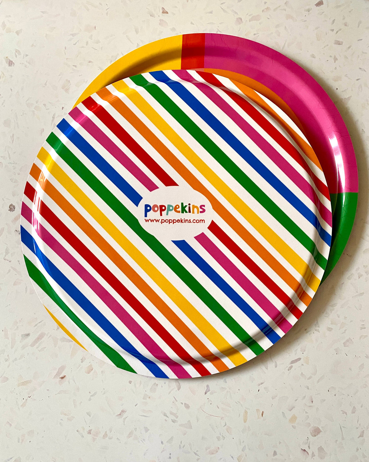 Harlequin Round Serving Tray