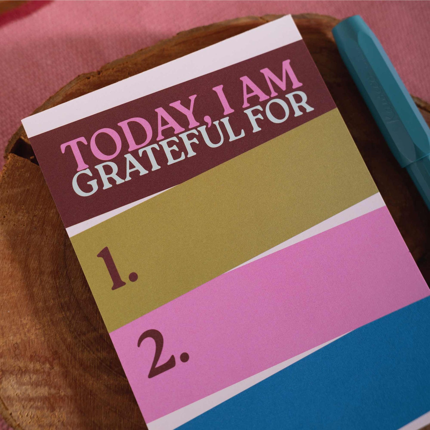 Daily Gratitude Pad - Work Hard, Play Nice
