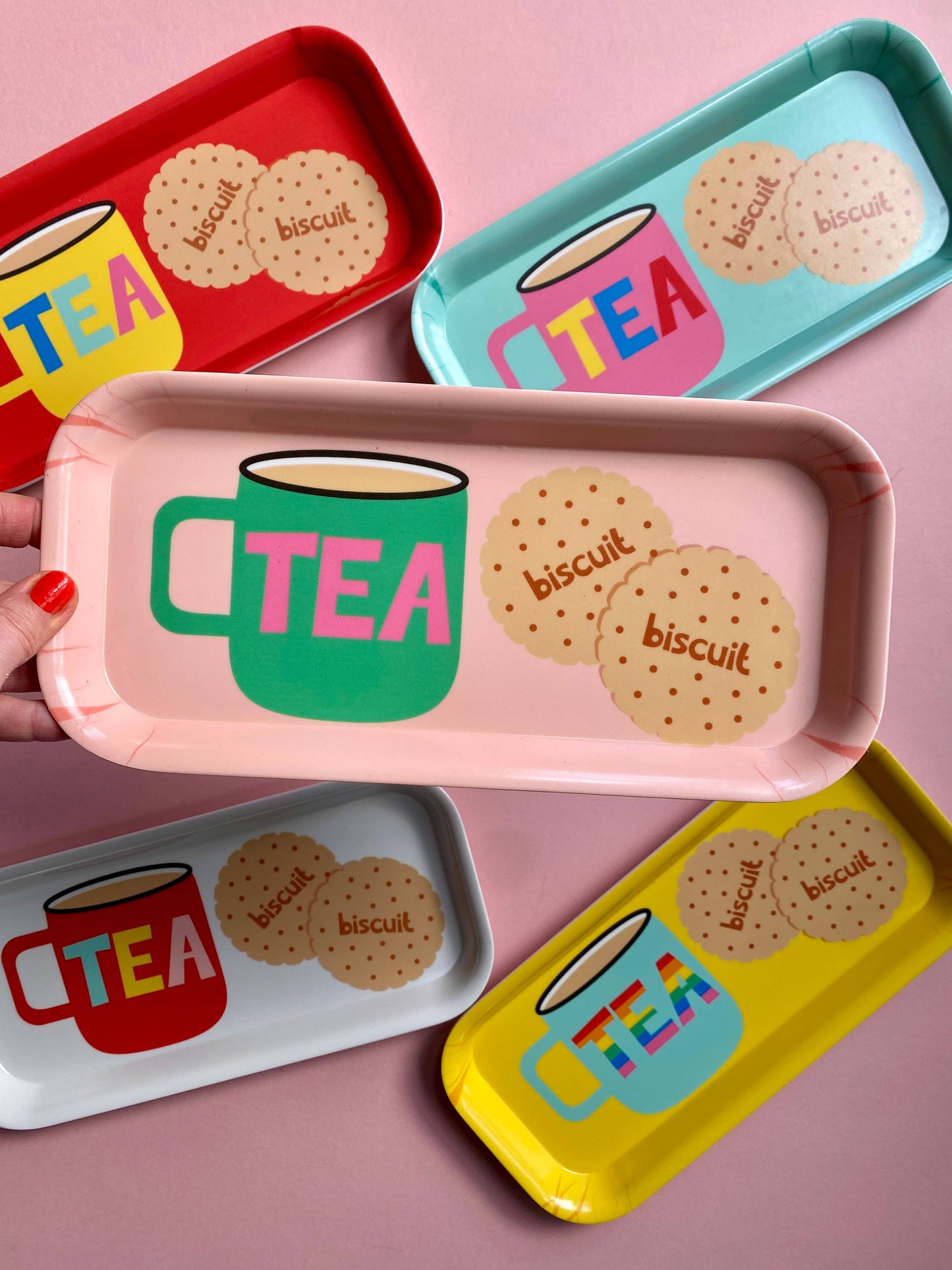 Tea and Biscuits Melamine Tray