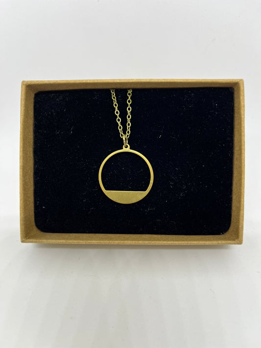 Modern Hoop Necklace