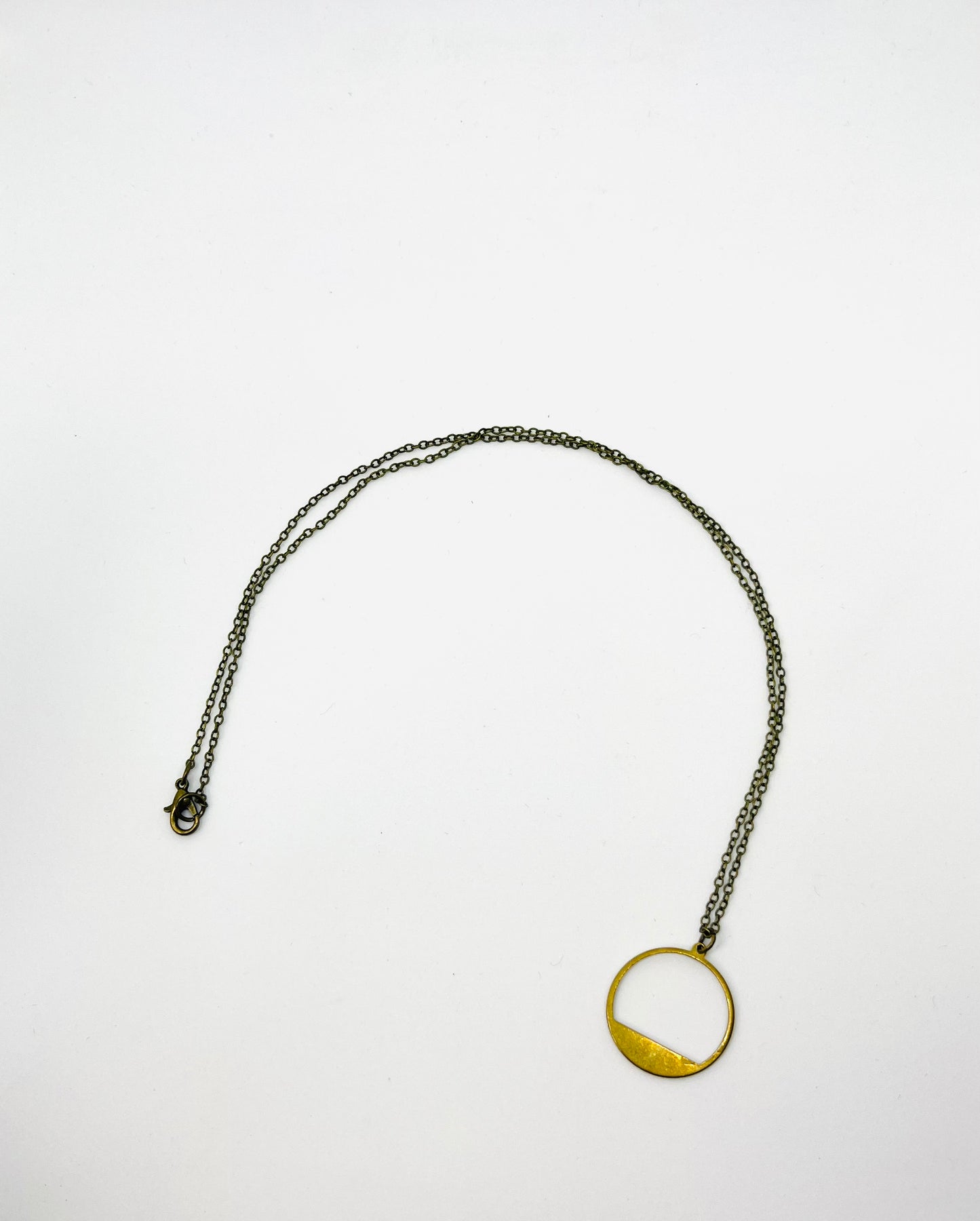 Modern Hoop Necklace