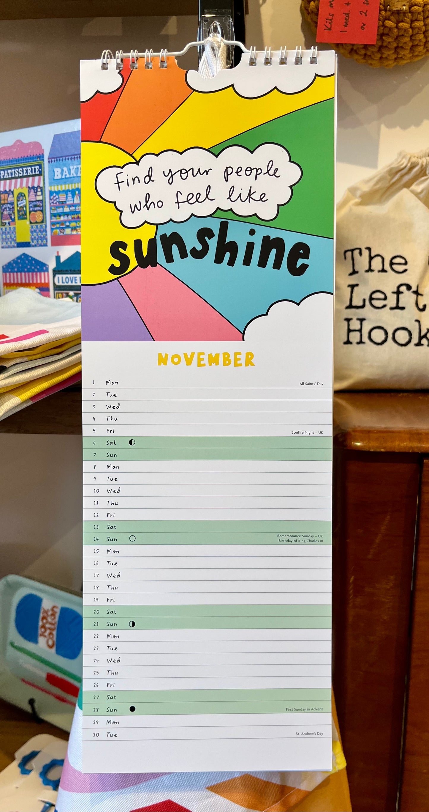 The Happy News Calendar Slim