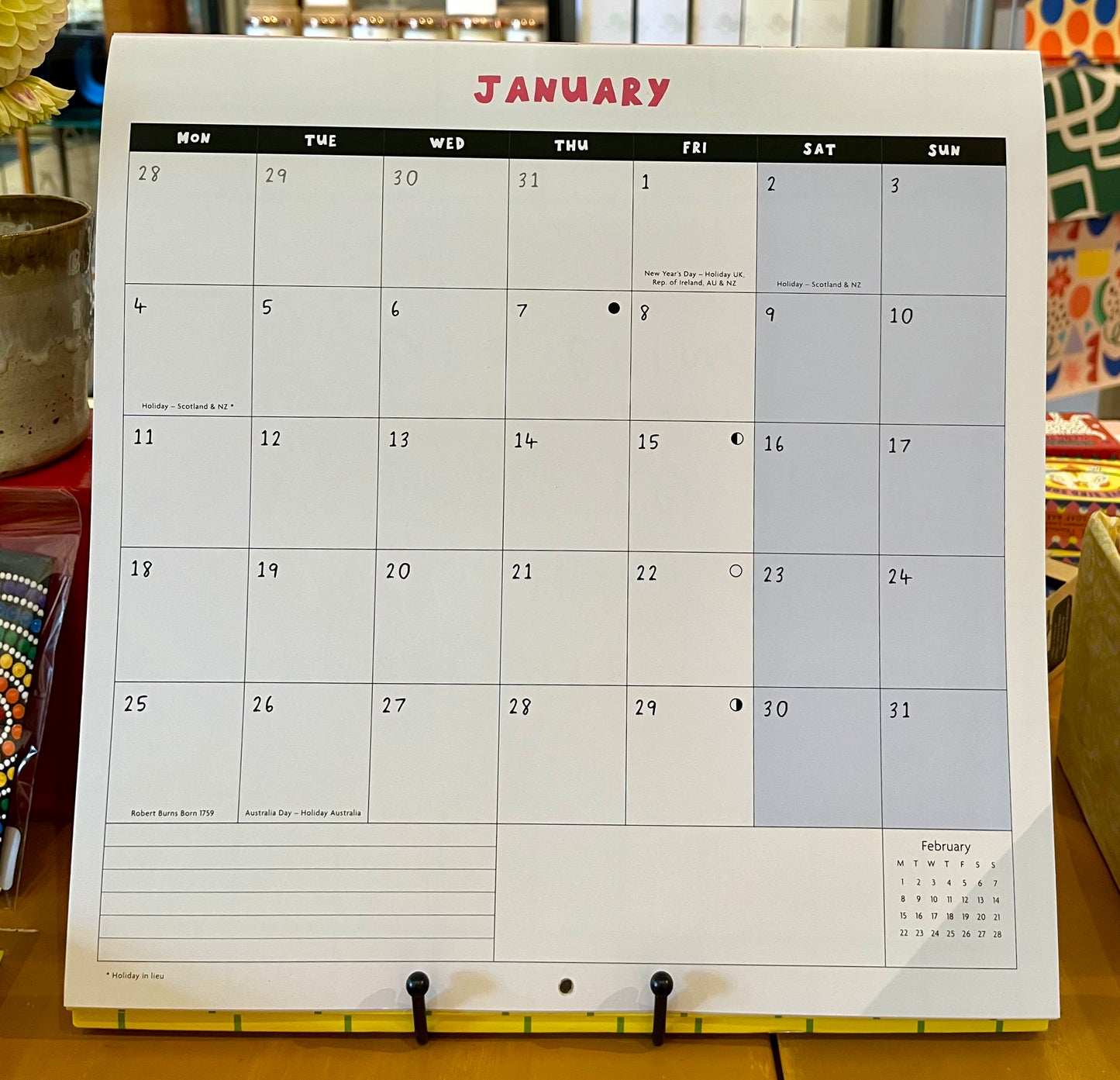 The Happy News Calendar - Square